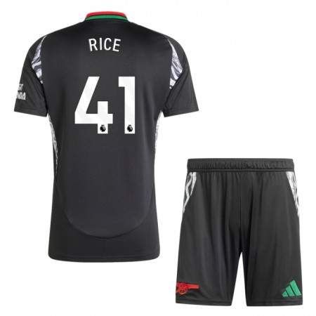 Arsenal Rice 41 Matchtröjor Barn Borta Fotbollströja 2024-25